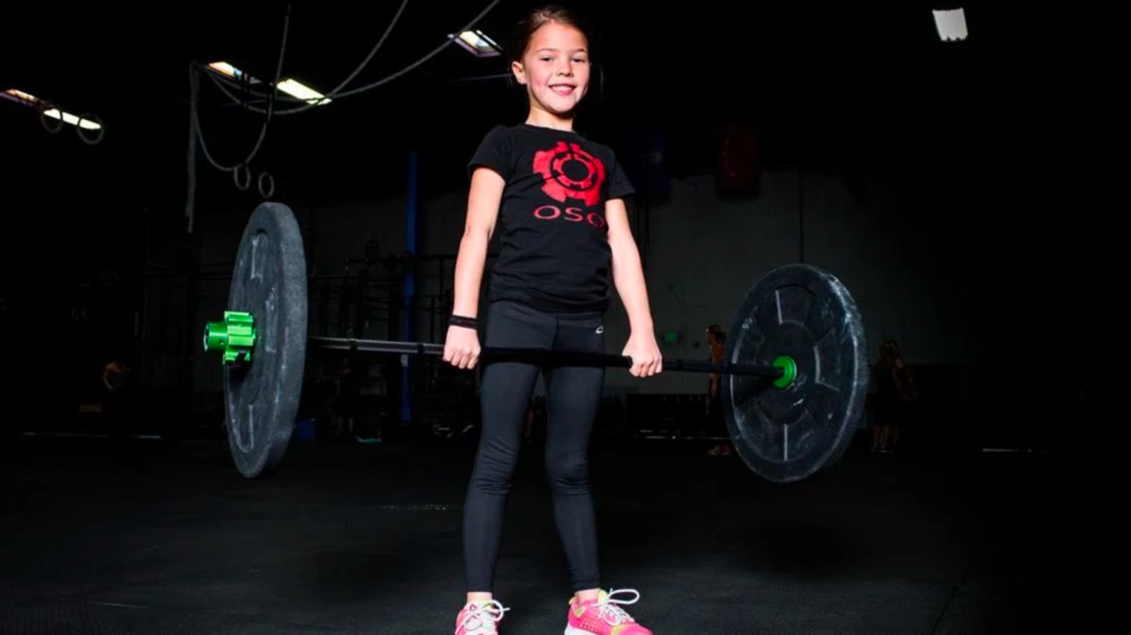Kids weightlifting bar online